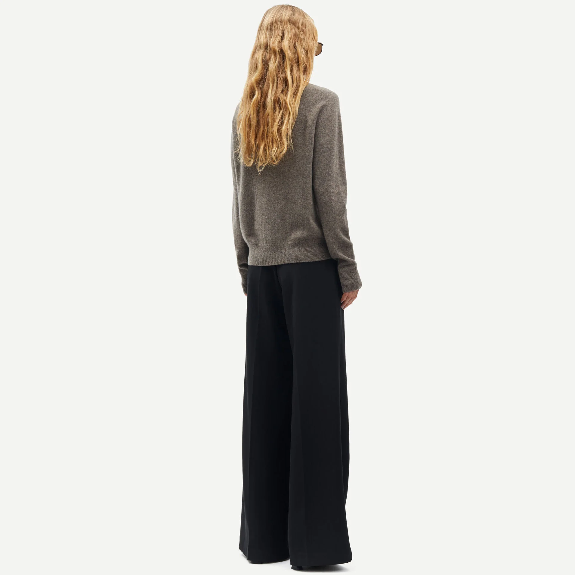 Boston O-Neck Jumper grey brown mel - Image 2