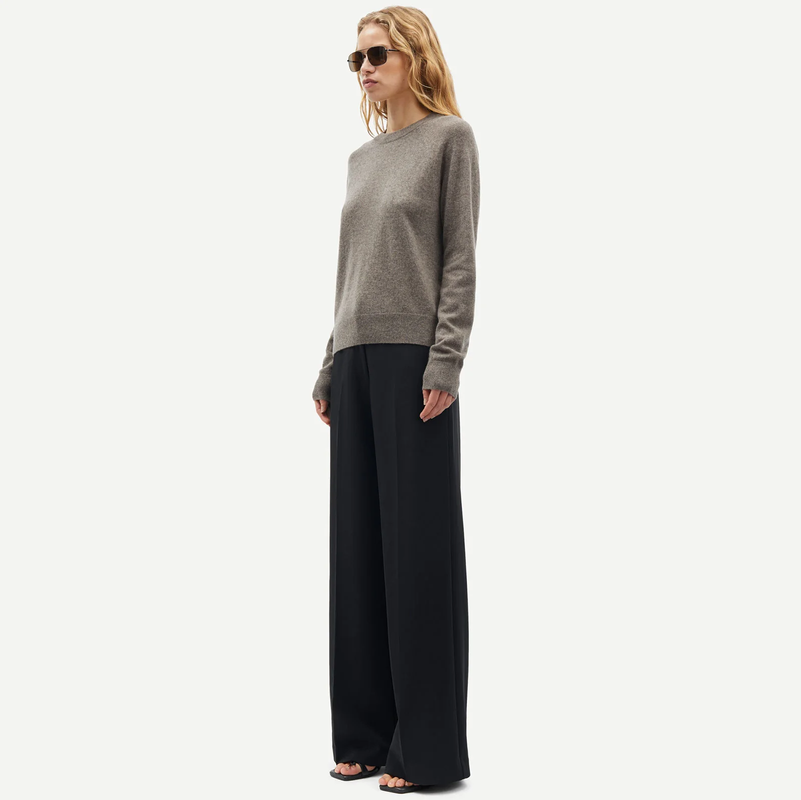 Boston O-Neck Jumper grey brown mel - Image 3